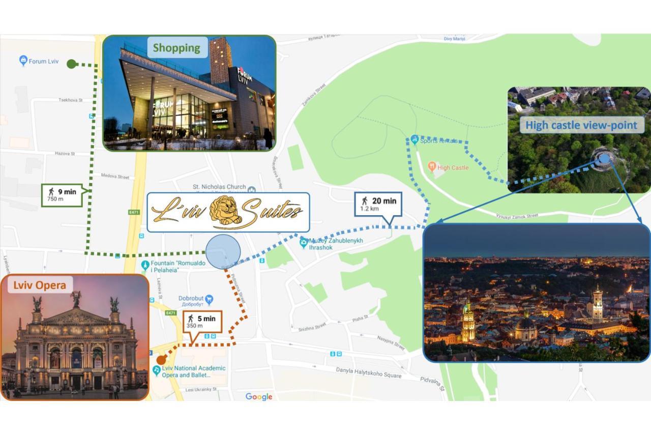 Lviv Suites At Pidmurna St. 20 ภายนอก รูปภาพ